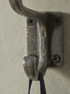 Double Coat Hook - Cast Iron