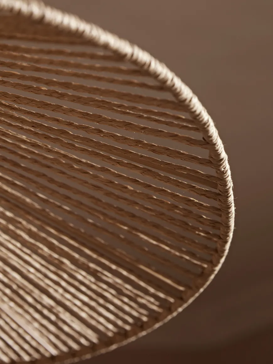 Double Layered Woven Pendant