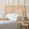 Double Wicker Headboard