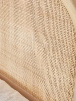 Double Wicker Headboard