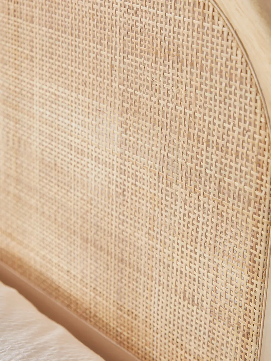 Double Wicker Headboard