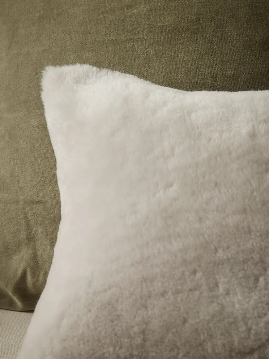 Eadie Sheepskin Cushion Cover - Swedish Grey