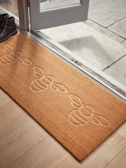 Embossed Bumble Bee Doormat - Double