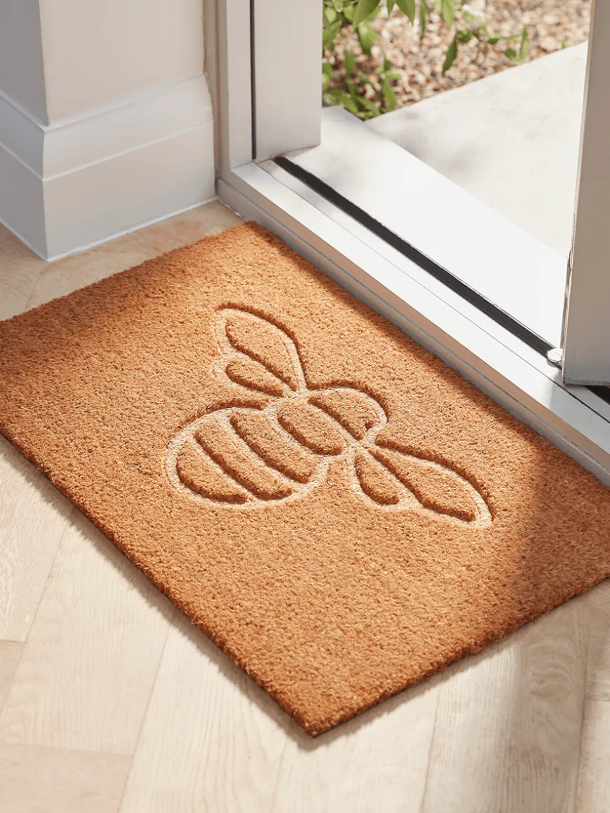 Embossed Bumble Bee Doormat