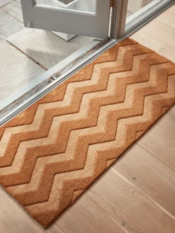 Embossed Chevron Doormat - Double