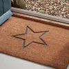 Embossed Rubber Star Doormat - Large