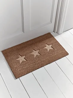 Embossed Stars Doormat