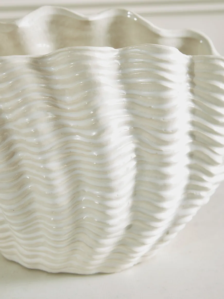 Faux Clam Vase