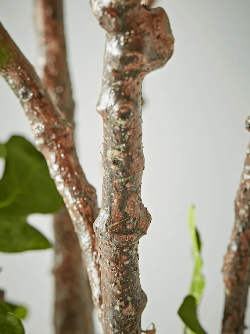 Faux Potted Fruiting Fig Tree