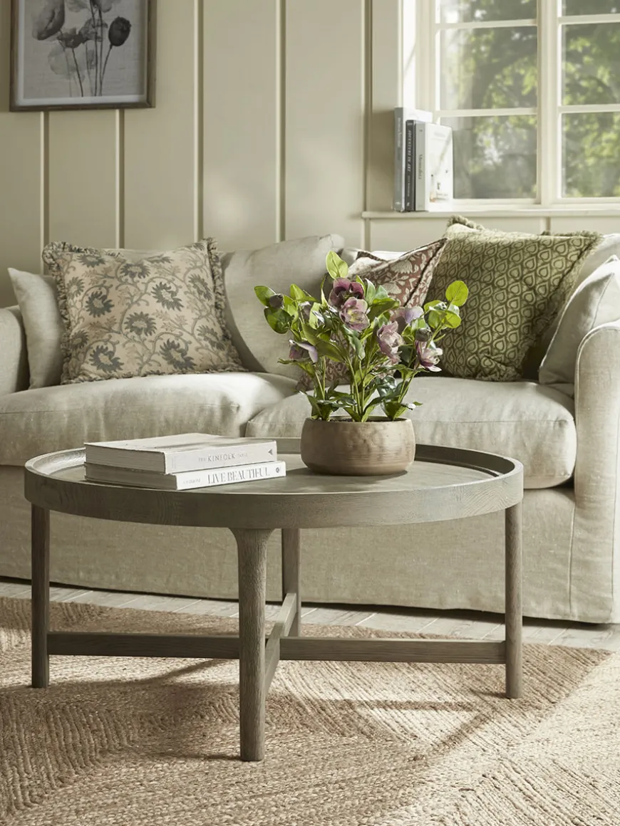 Faux Potted Hellebore - Dusky Mauve