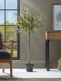 Faux Potted Olive Tree