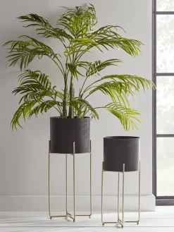 Faux Potted Palm Tree
