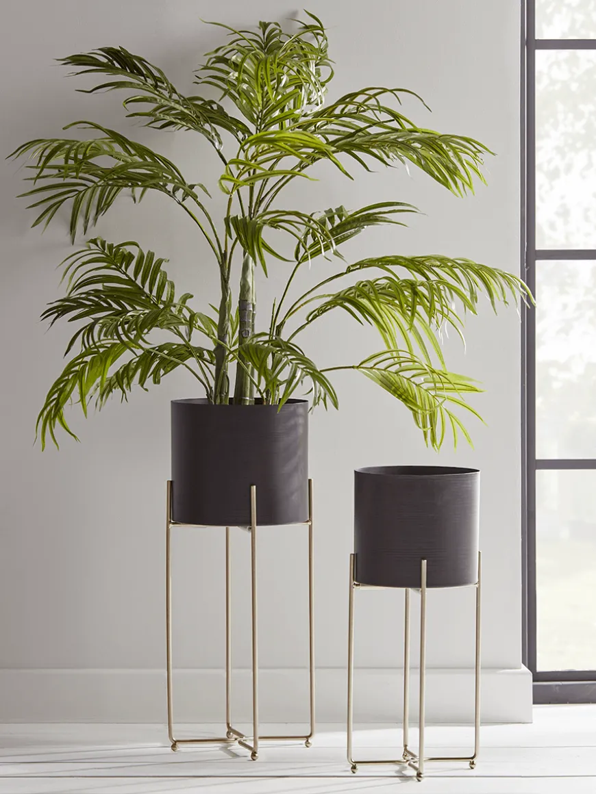 Faux Potted Palm Tree