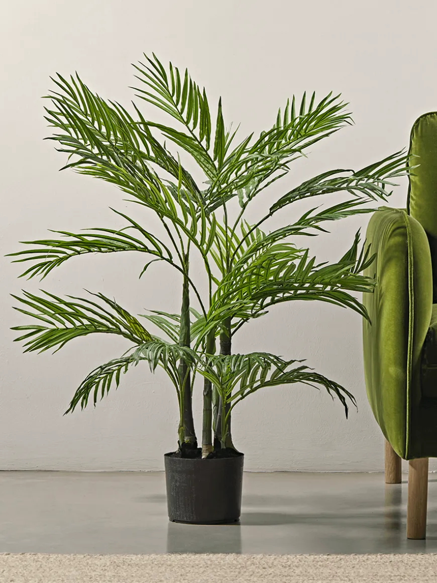 Faux Potted Palm Tree