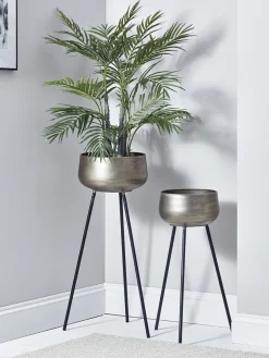 Faux Potted Palm Tree