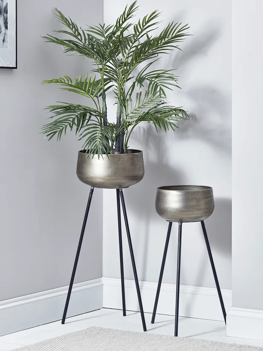 Faux Potted Palm Tree