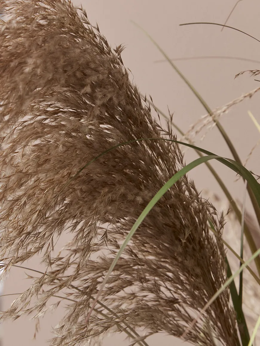 Faux Potted Pampas Grass