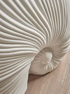 Faux Standing Shell - White