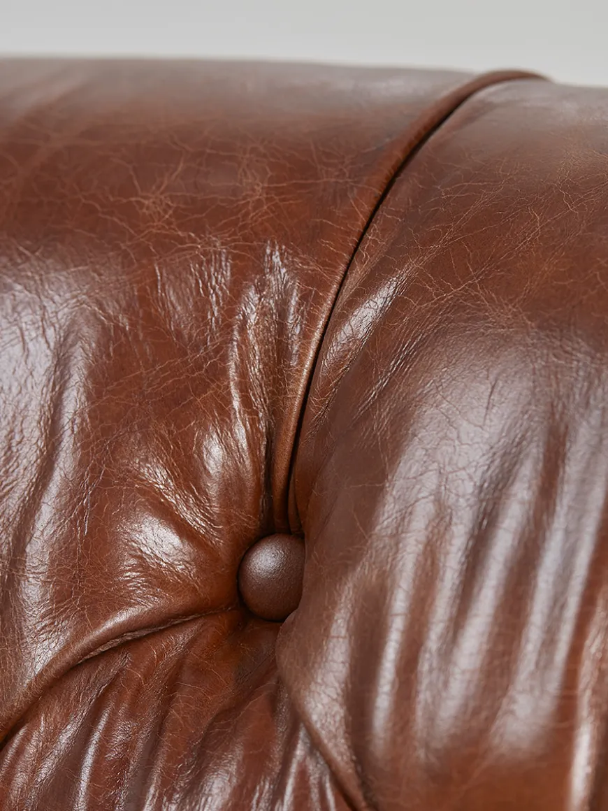 Fenn Sofa - Tan Leather