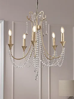 Five Arm Leaf Chandelier