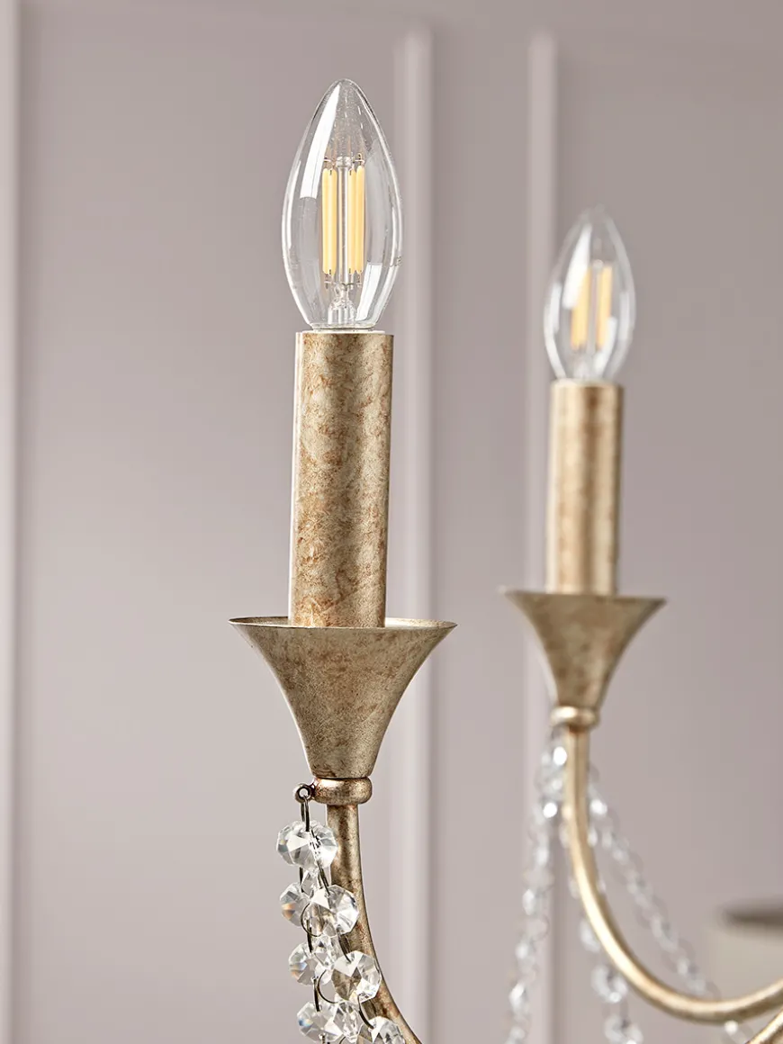 Five Arm Leaf Chandelier
