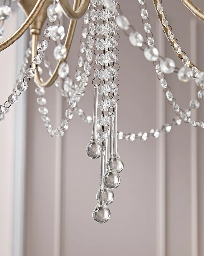 Five Arm Leaf Chandelier