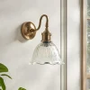Flower Glass Wall Light