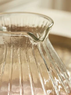 Fluted Glass Jug