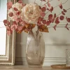 Fluted Glass Vase - Amber