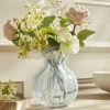 Fluted Petal Vase - Soft Blue