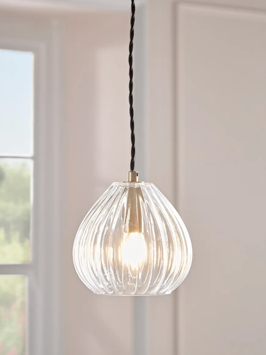 Fluted Tapered Pendant