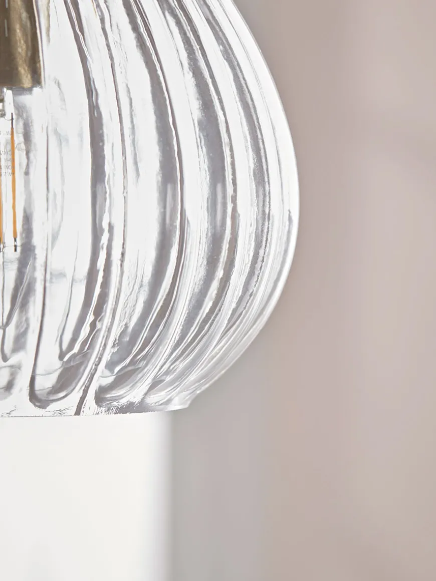 Fluted Tapered Pendant
