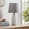 Fluted White Table Lamp