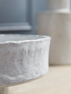 Footed Textured Decorative Bowl