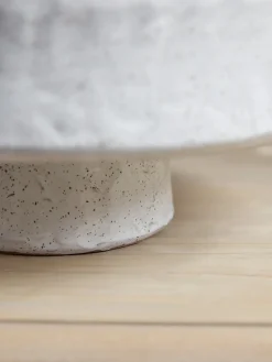Footed Textured Decorative Bowl
