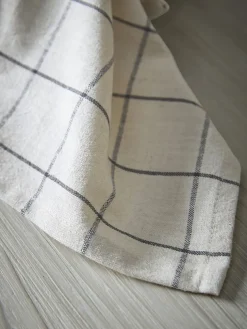 Four Cotton Napkins - Checked