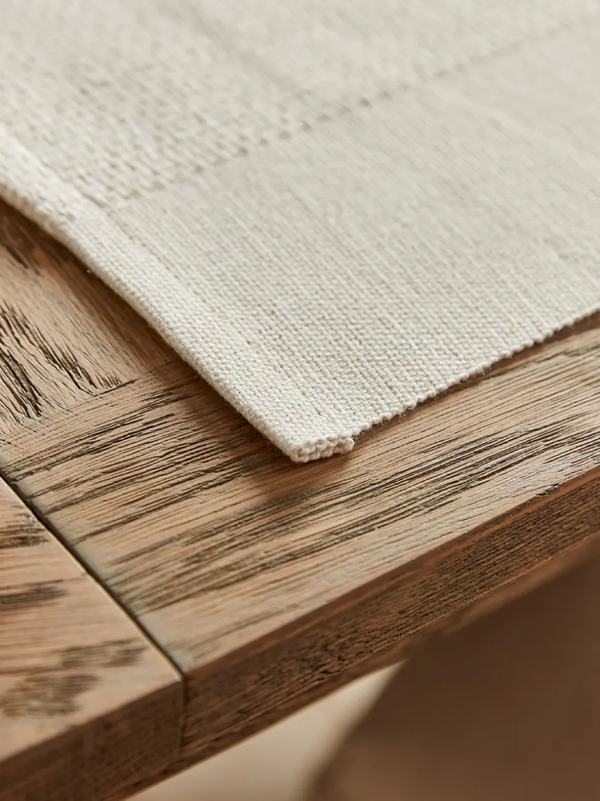 Four Cotton Placemats - Natural