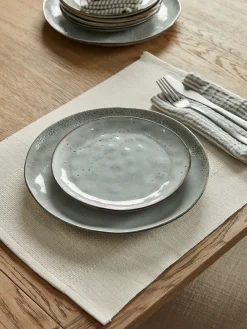 Four Cotton Placemats - Natural