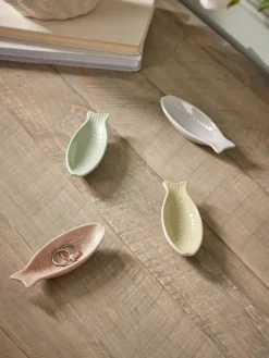 Four Fish Dipping Bowls