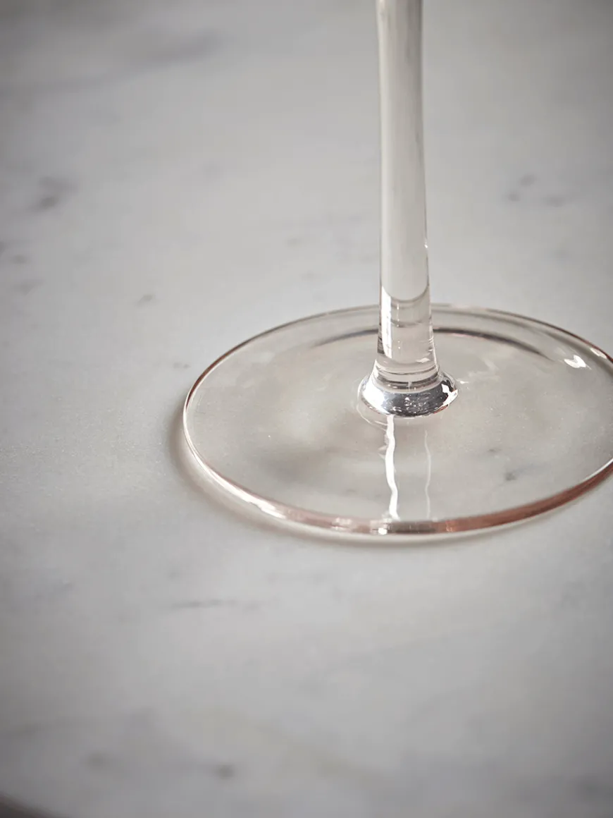 Four Gold & Blush Champagne Coupes