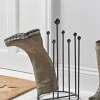 Four Pair Round Boot Rack