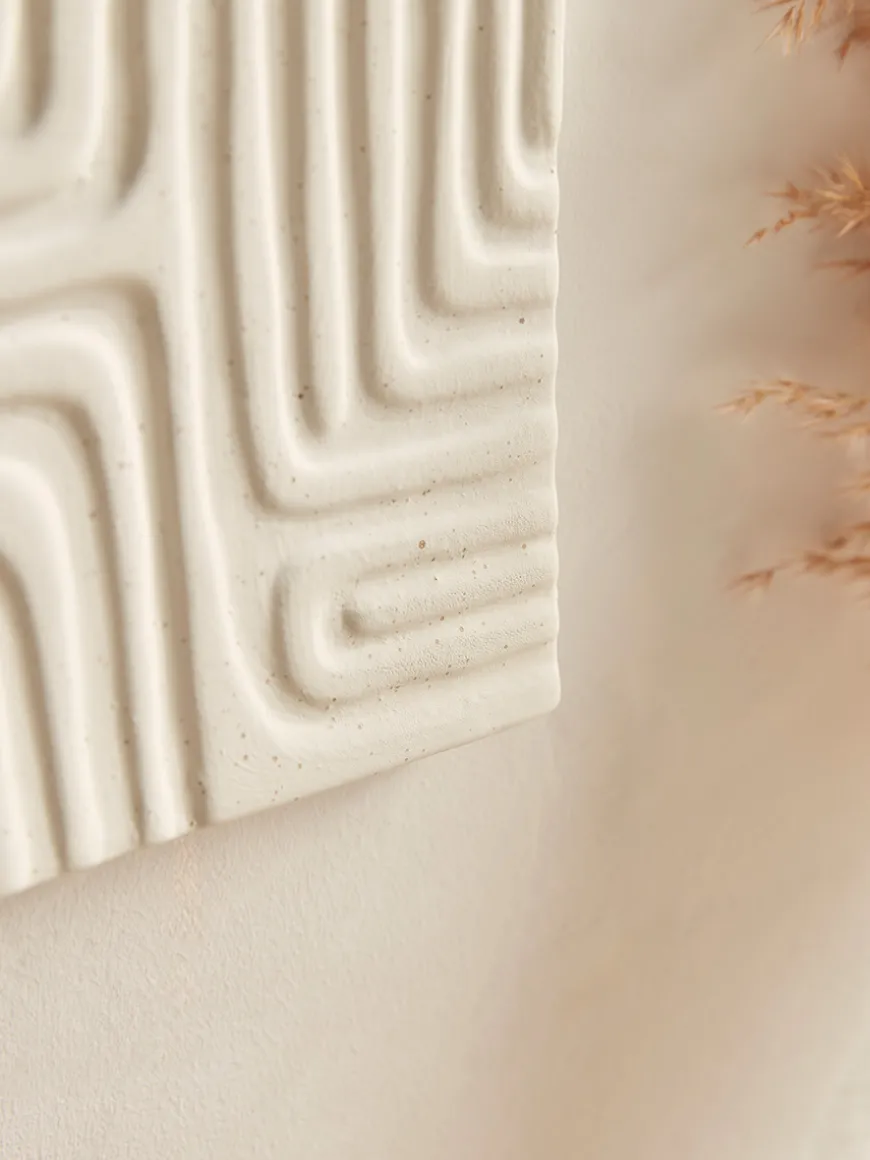 Four Textured Wall Art Tiles