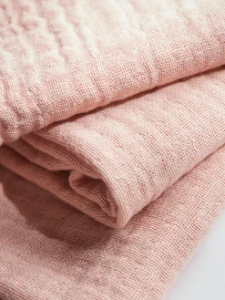 Four Waffle Napkins - Blush