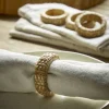 Four Woven Napkin Rings