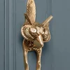 Fox Door Knocker – Solid Brass