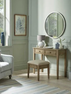 French Blue Striped Rug