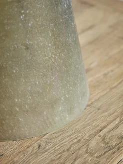 Frosted Green Glass Table Lamp