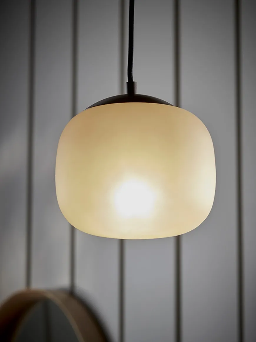 Frosted Squoval Pendant