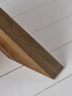 Geo Rustic Oak Dining Table