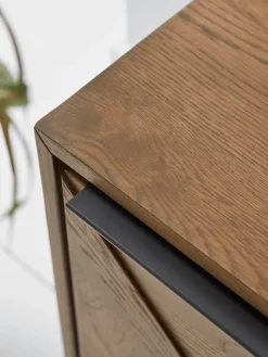Geo Rustic Oak Media Unit